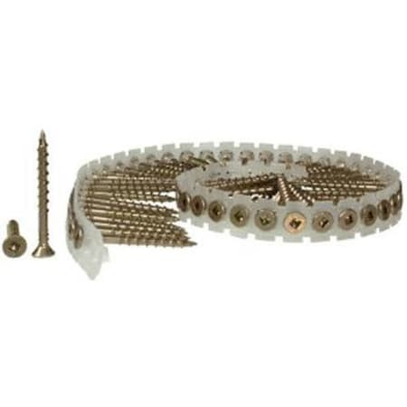 Senco Wood Screw, #8, 2 in, Stainless Steel 08F200Y